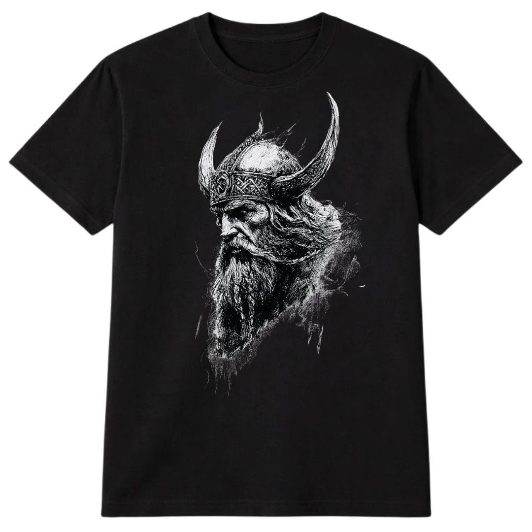 Remera Cara Vikingo