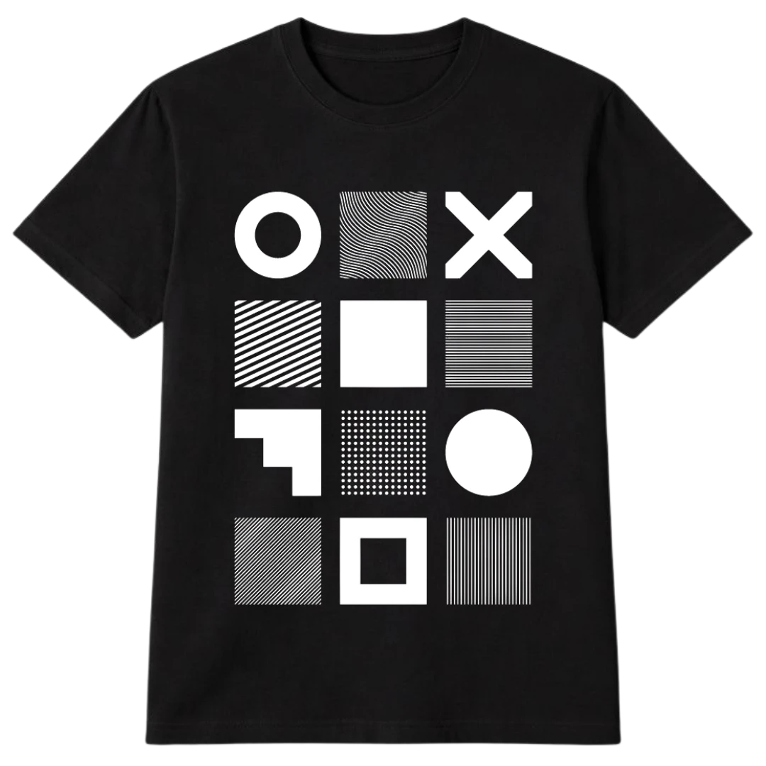 Remera Geometría Interna