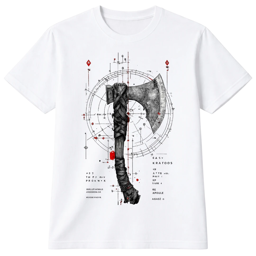 Remera Hacha Kratos