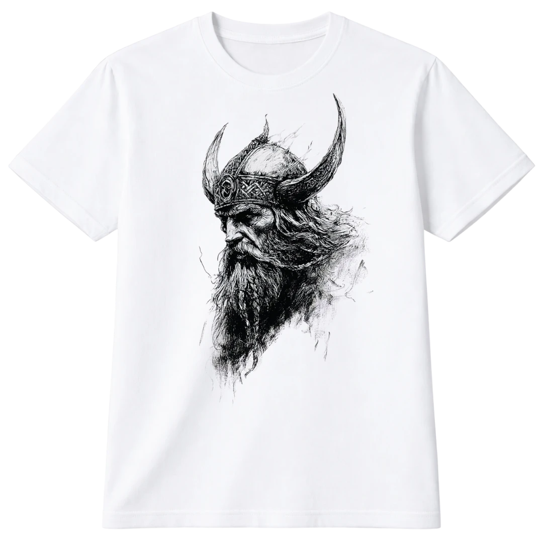 Remera Cara Vikingo