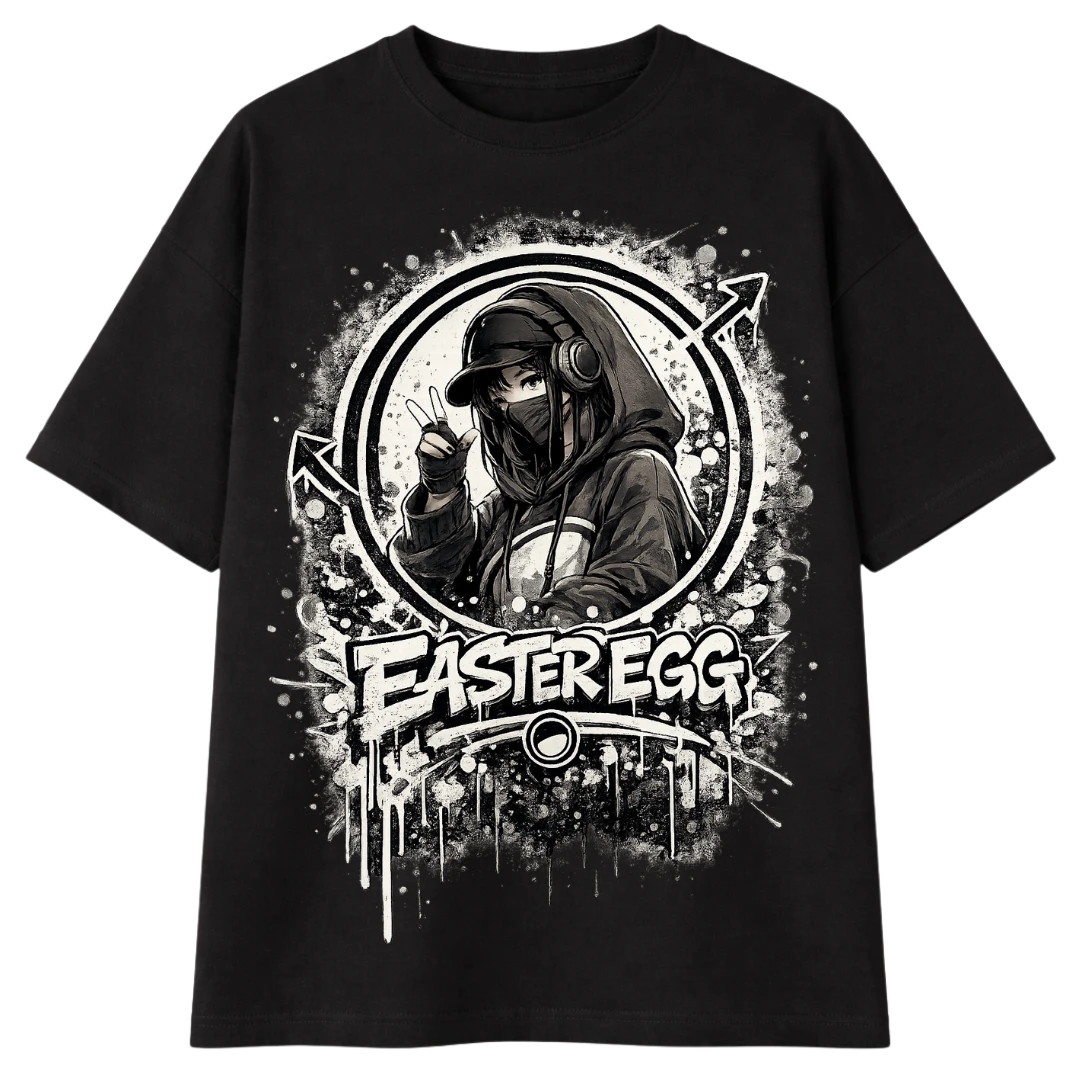 Oversize Graffiti Girl