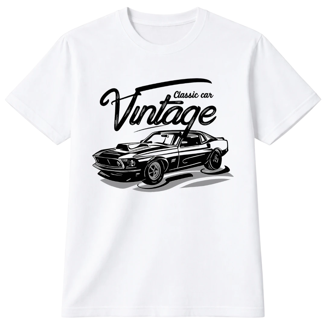 Remera Vintage Ride – Classic Car Tee